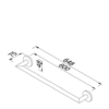 Handdoekrek 60cm Nemox Chroom - Afbeelding 2